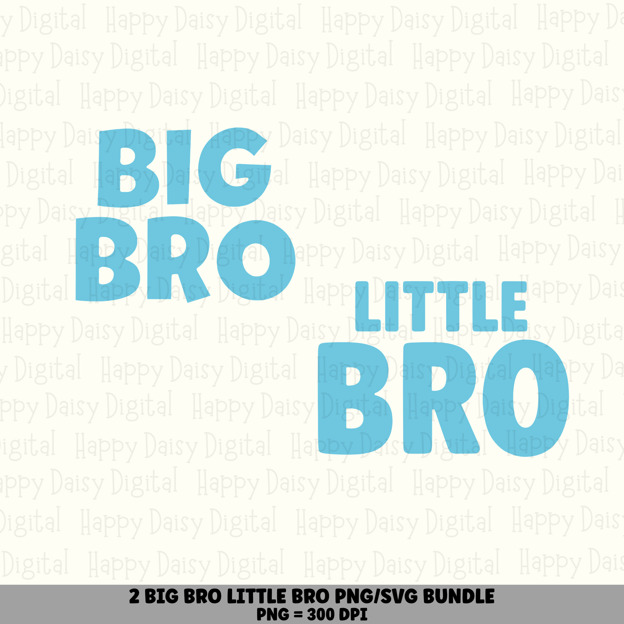 2 Big Bro Little Bro PNG SVG Bundle | Sibling Reveal Brother Designs | Sublimation DTF Cricut Digital Download