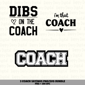 3 Coach Sayings Bundle