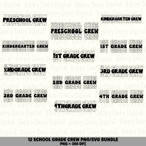 12 Grade Crew Designs Bundle