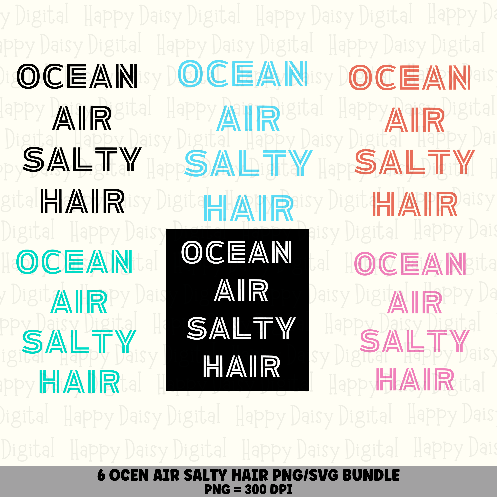 Ocean Air Salty Hair