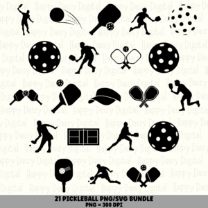 21 Pickleball Designs Bundle 2