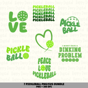 7 Pickleball Designs Bundle 6