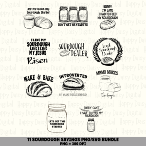 11 Sourdough Sayings Bundle