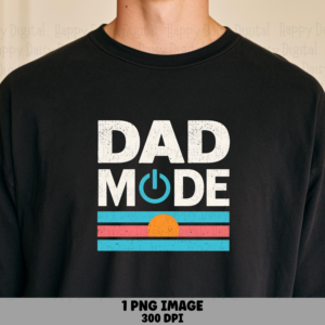Dad Mode PNG Dad Mode Design Power Icon Commercial Use POD