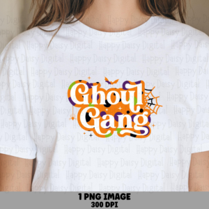 Ghoul Gang PNG Ghoul Gang Alt Design Script Text Design Sublimation Design Commercial Use POD