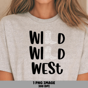 Wild Wild West Boots PNG | Sublimation Commercial Use POD