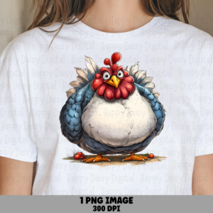 Grumpy Turkey Cartoon PNG | Sublimation Commercial Use POD