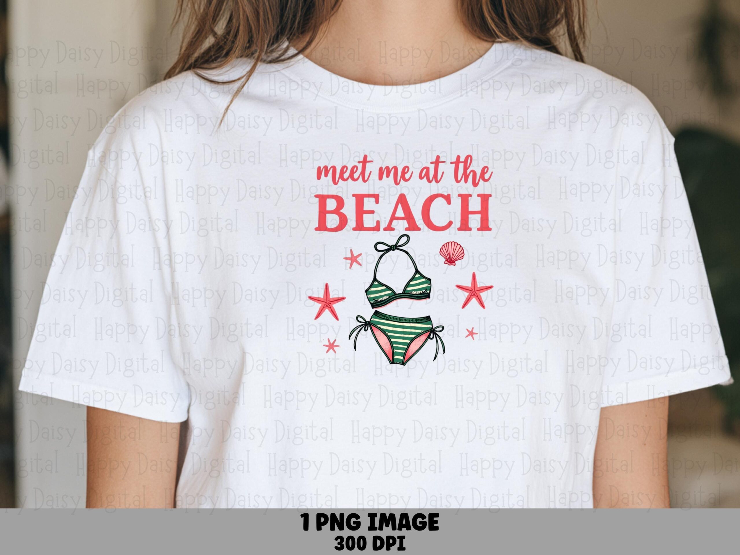 Meet Me At The Beach PNG Sublimation Design Beach Summer Bikini Design Commercial Use POD
