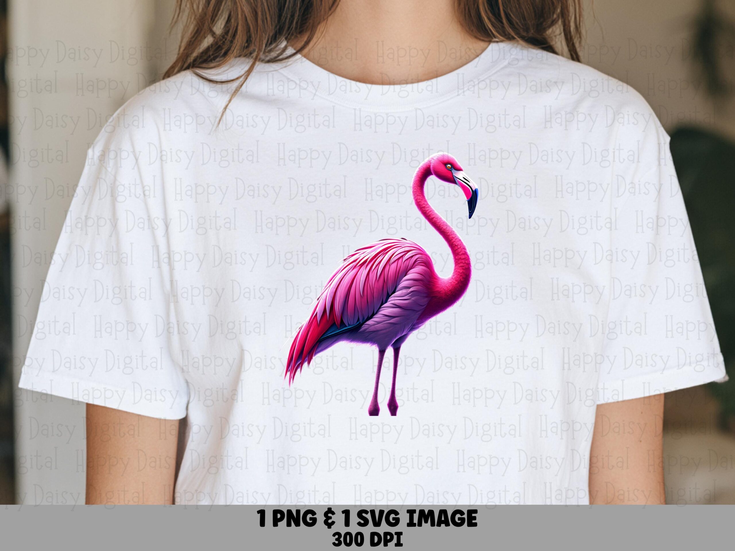 Purple Flamingo PNG Purple Flamingo Watercolor Design Sublimation Design Commercial Use POD