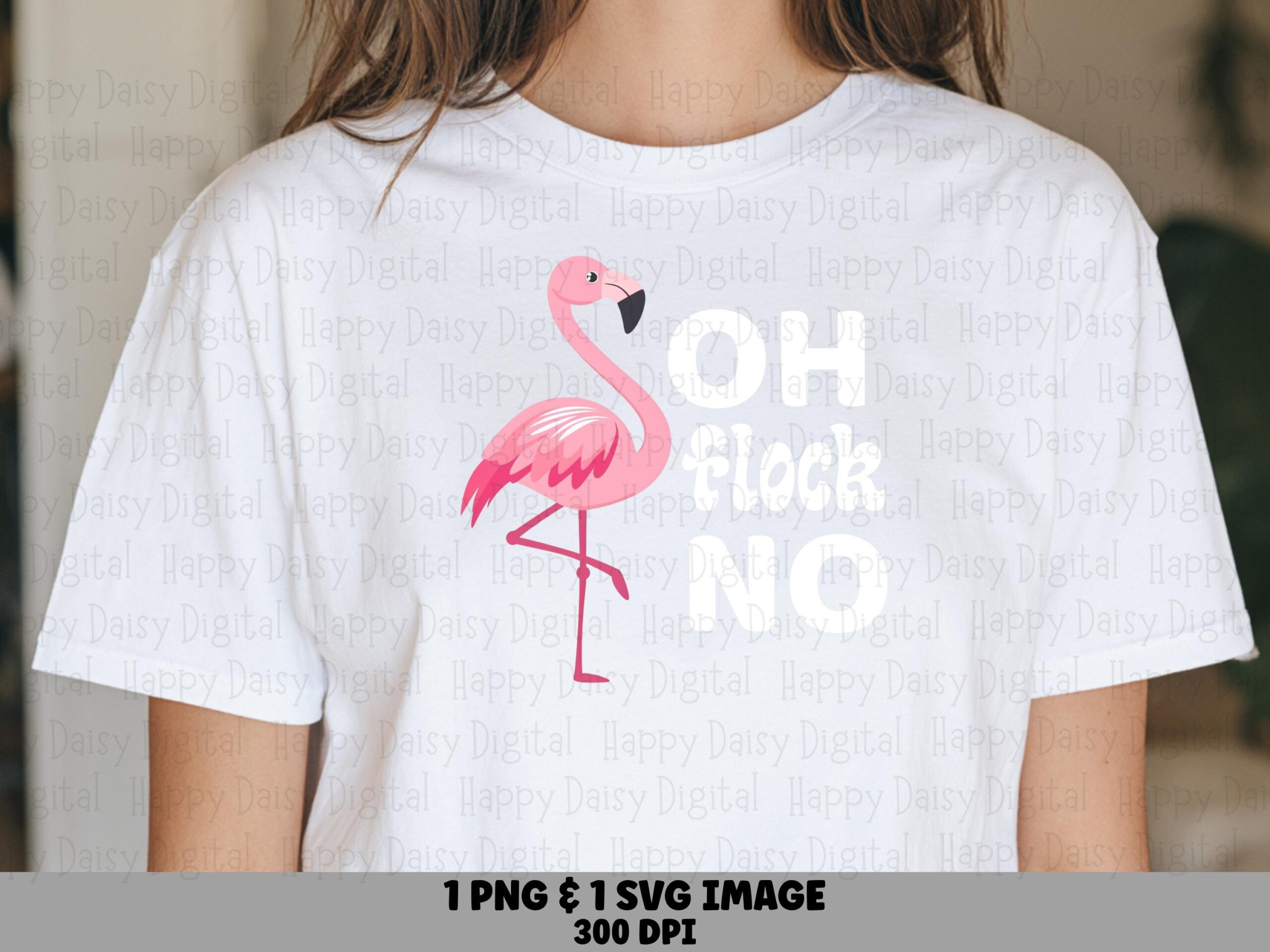 Oh Flock No PNG Oh Flock No Funny Flamingo Quote Sublimation Design Commercial Use POD