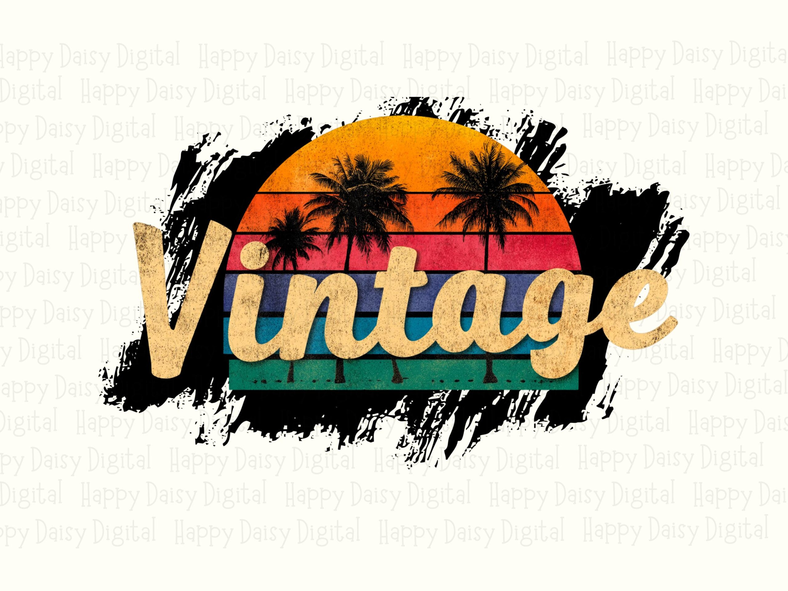 Vintage PNG Vintage Design Retro Badge Sublimation Beach Summer Commercial Use POD - Image 2
