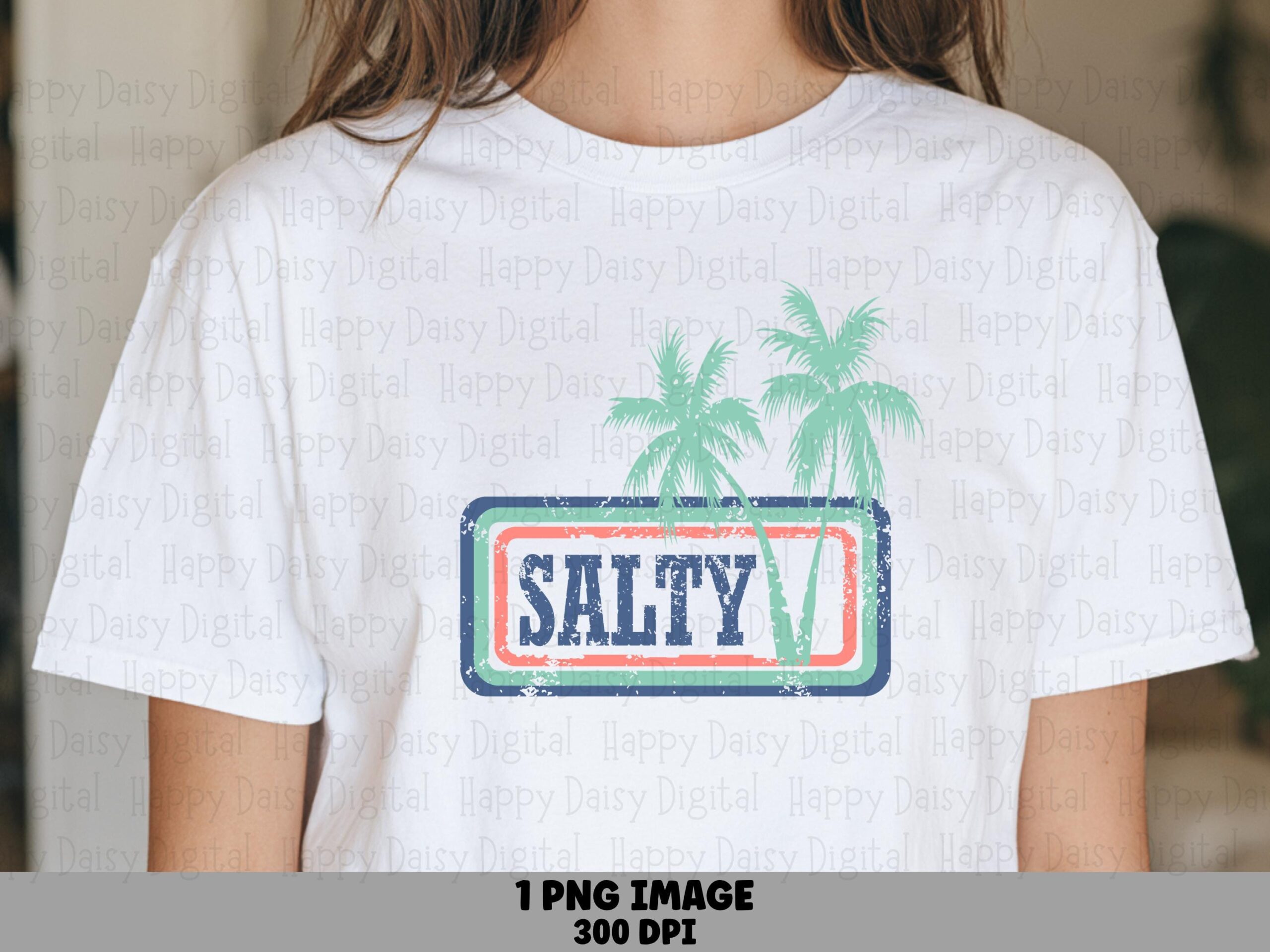 Salty PNG Salty Design Stamp Badge Sublimation Beach Summer Commercial Use POD