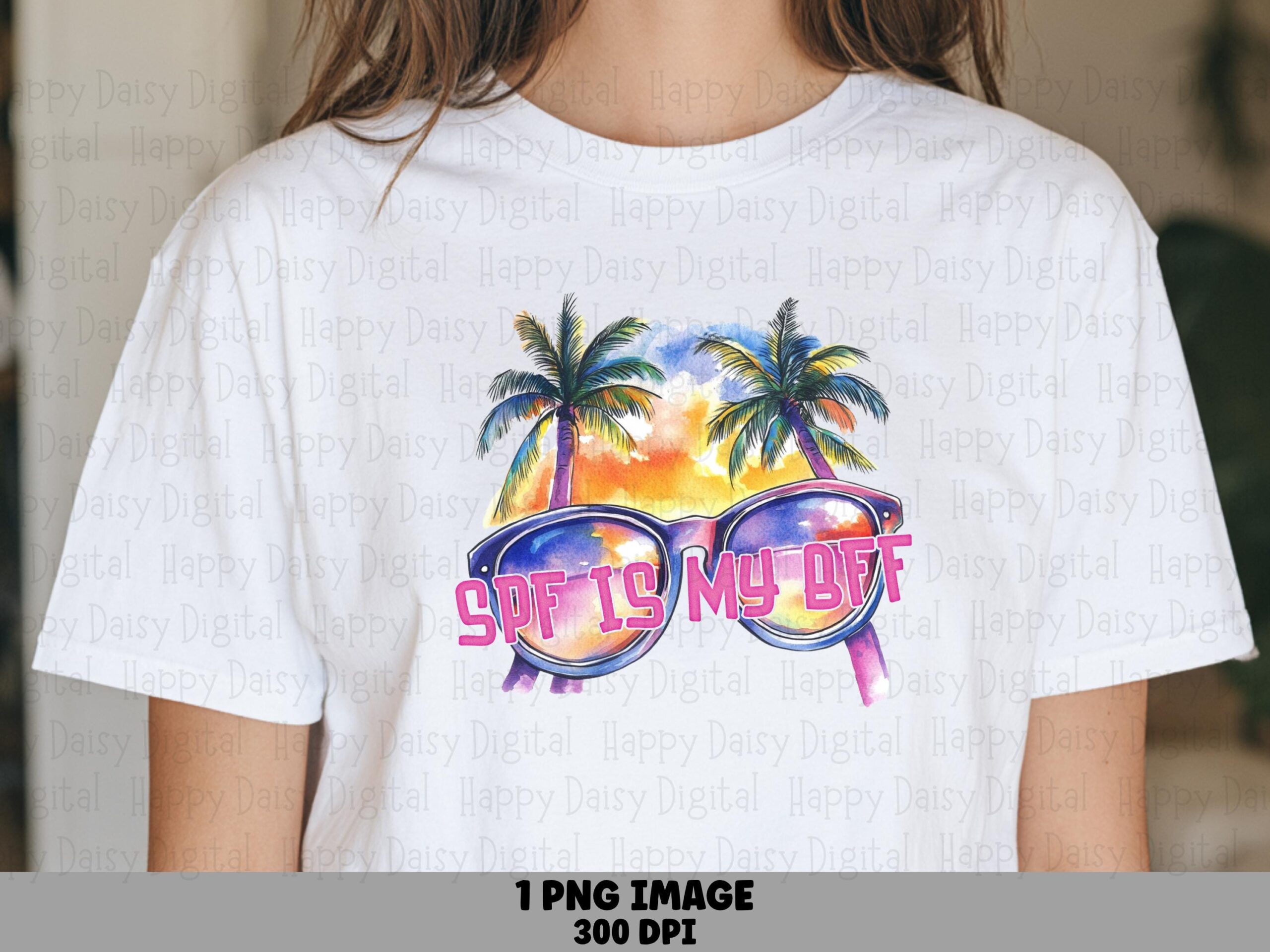 SPF Is My BFF PNG Sunglasses Design Sup Is My Off Sublimation Beach Summer Commercial Use Print on Demand