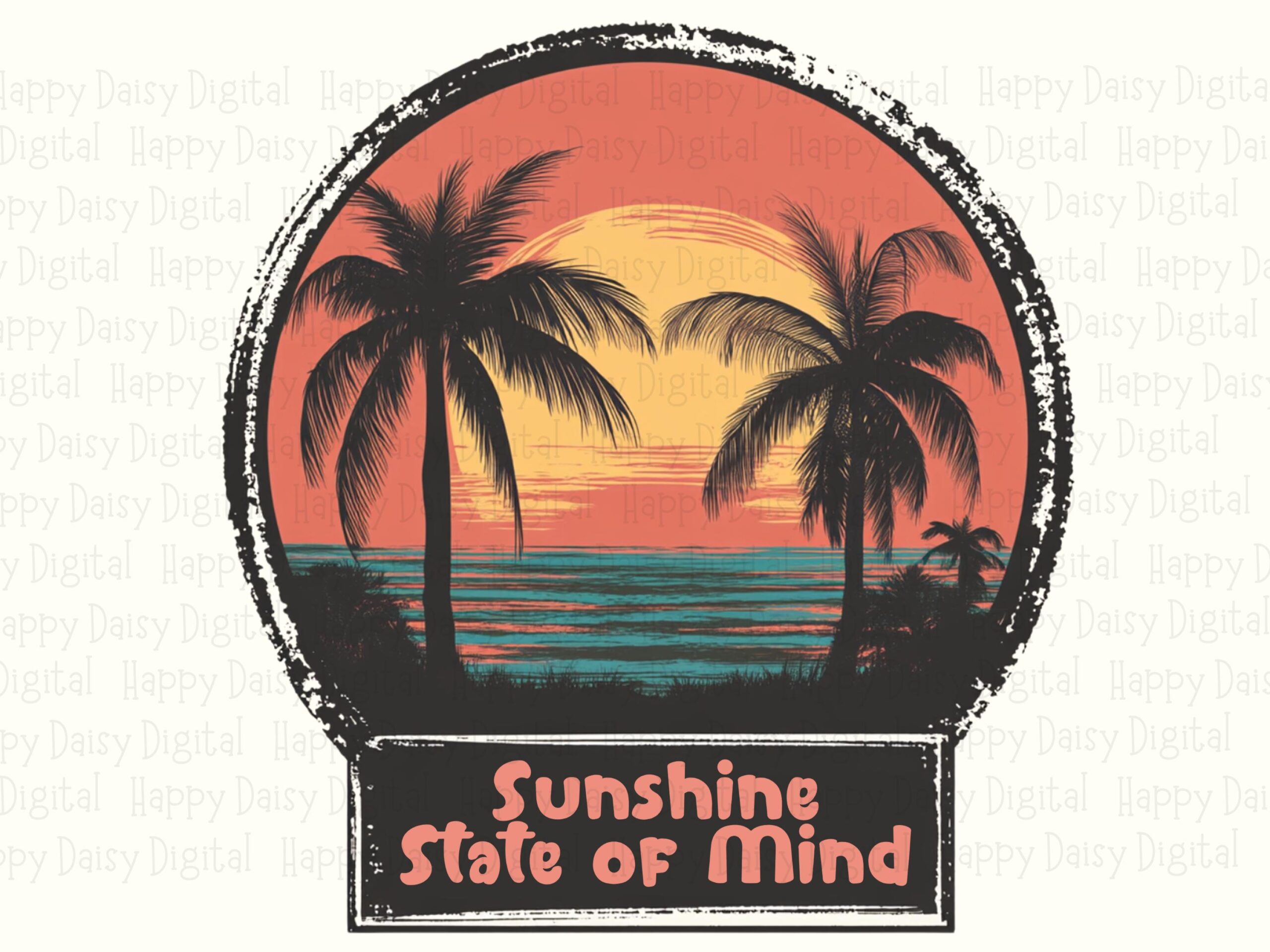 Sun Salt Sand PNG Gradient Text Sun Salt Sand Sublimation Beach Summer Commercial Use POD - Image 2