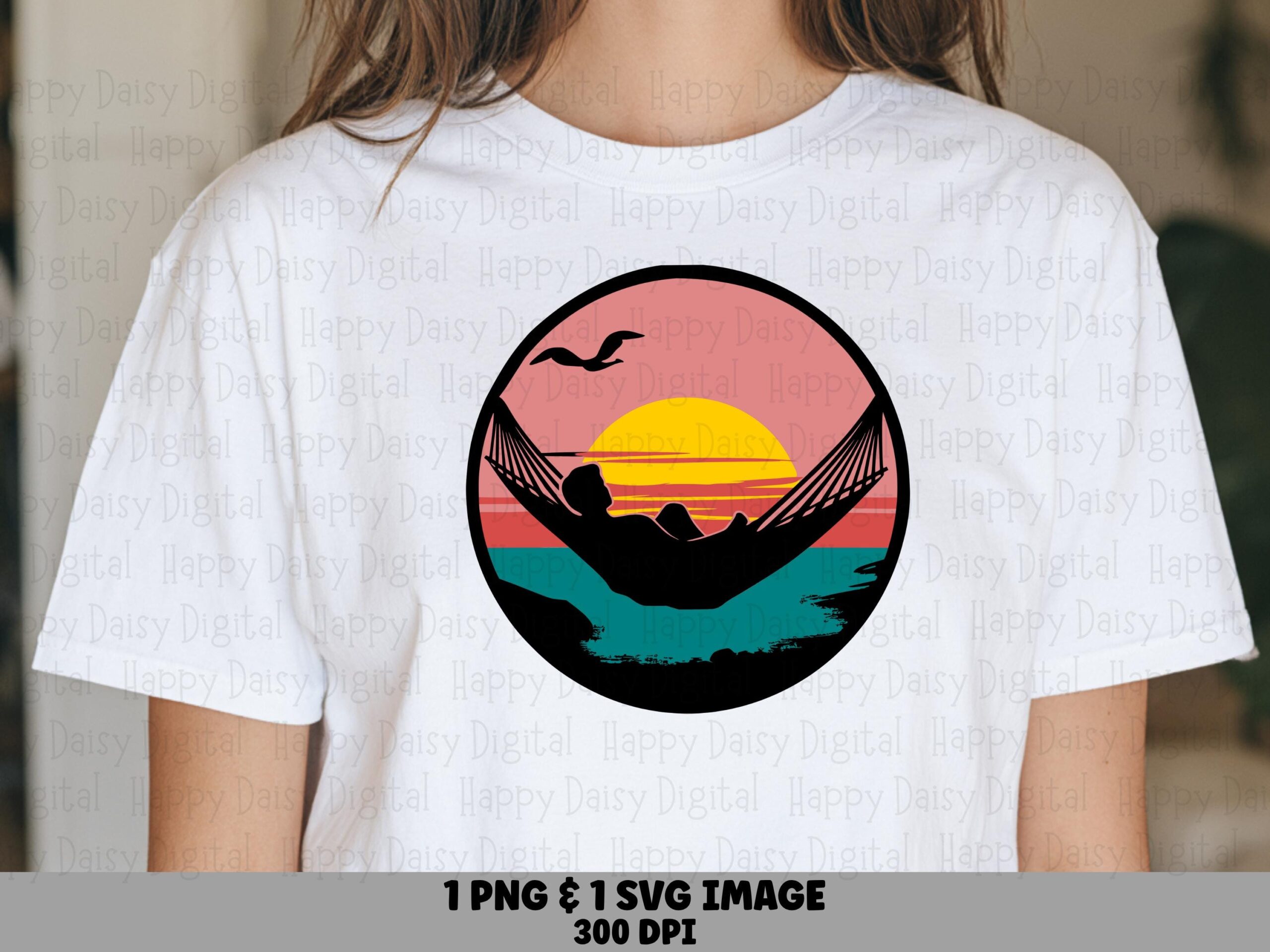 Sunset Birds Circle SVG PNG Sunset Silhouette Birds Design Sublimation Cricut Silhouette Canva Commercial Use POD