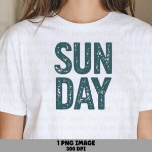 Sun Day PNG Sublimation Design Beach Summer Distressed Text Commercial Use POD