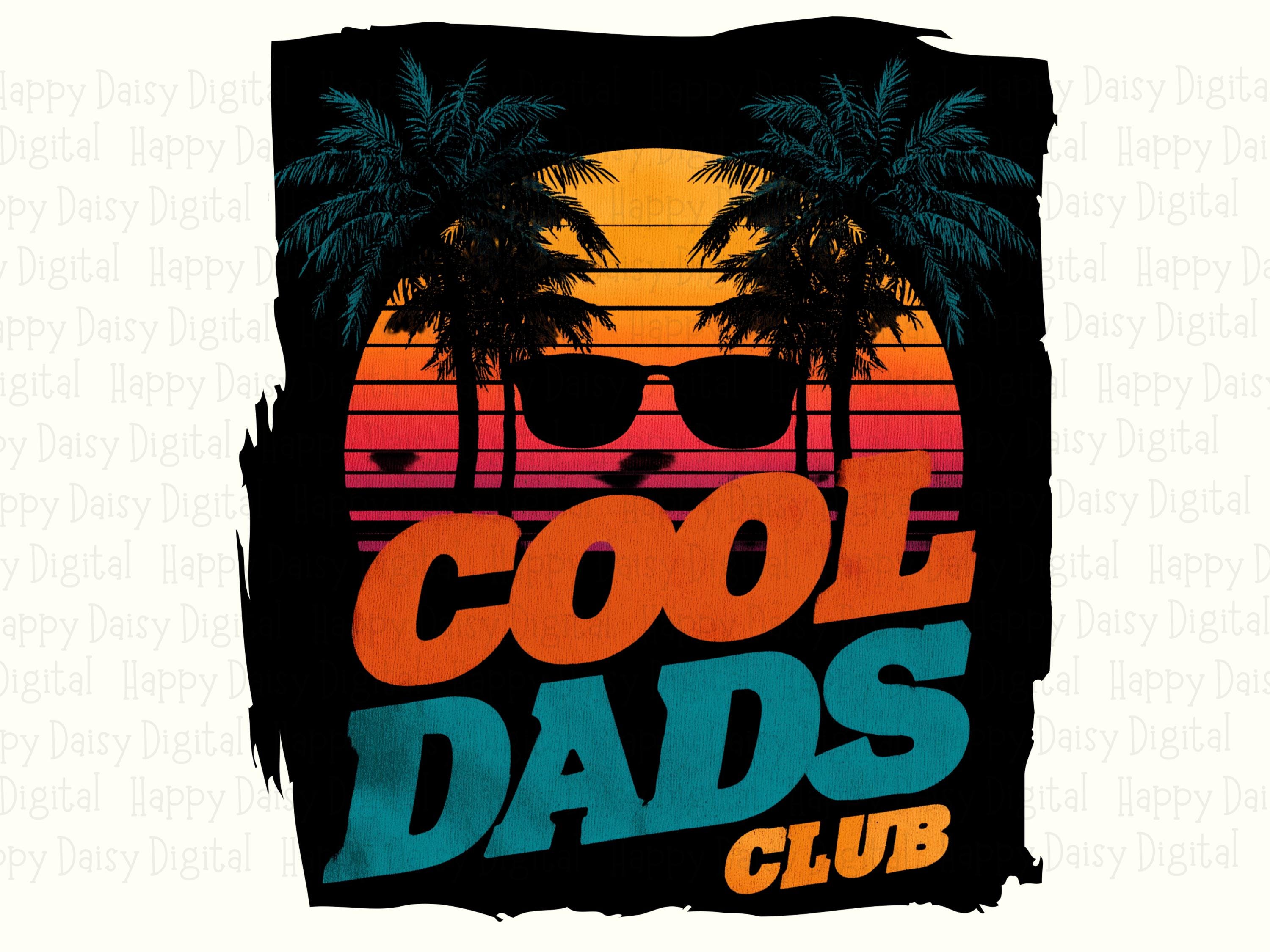 Cool Dads Club PNG Cool Dads Club Retro Badge Design Commercial Use POD - Image 2
