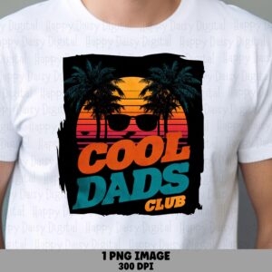 Cool Dads Club PNG Cool Dads Club Retro Badge Design Commercial Use POD