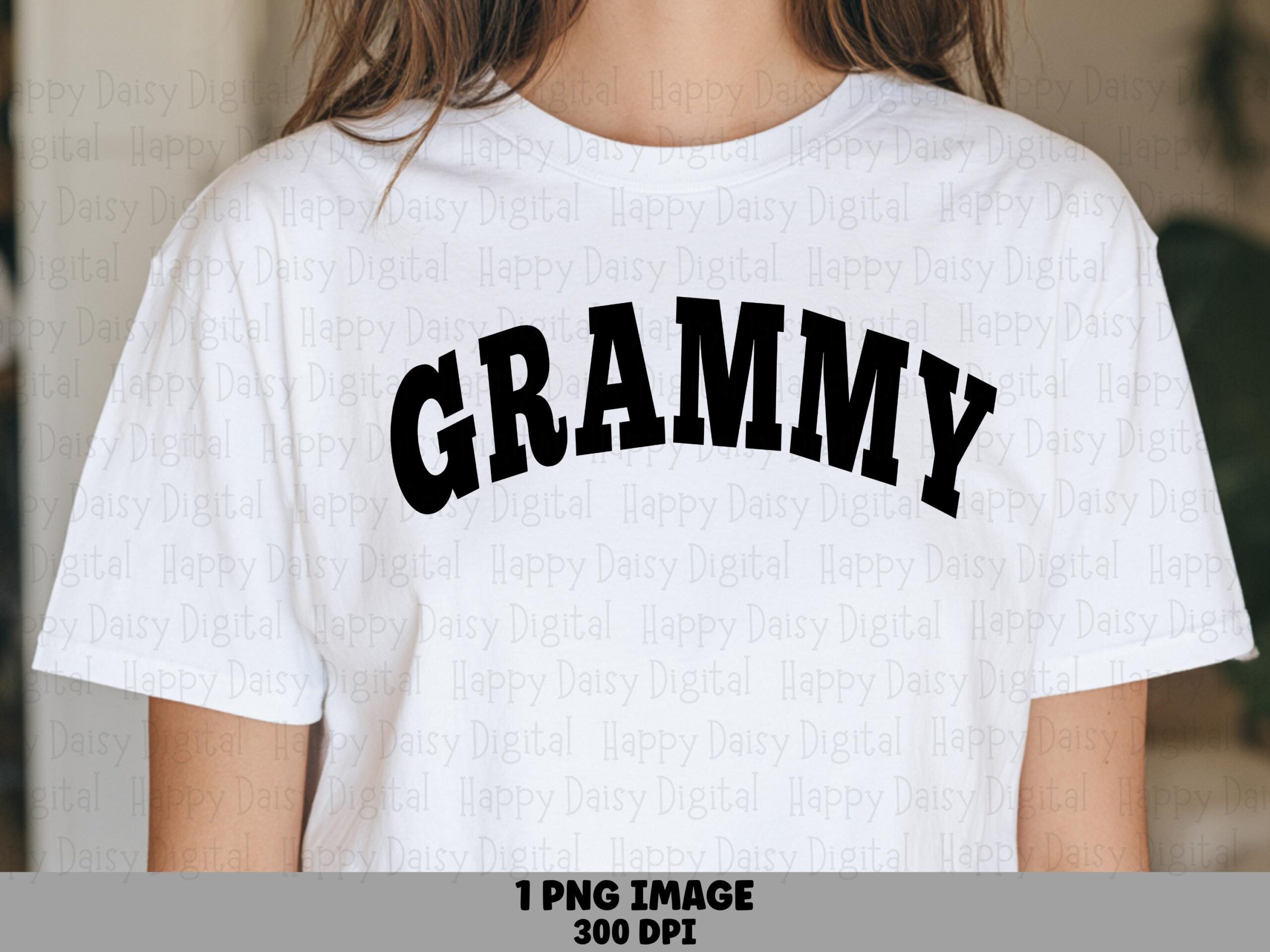Grammy PNG Grammy Arch Text Varsity Design Commercial Use POD