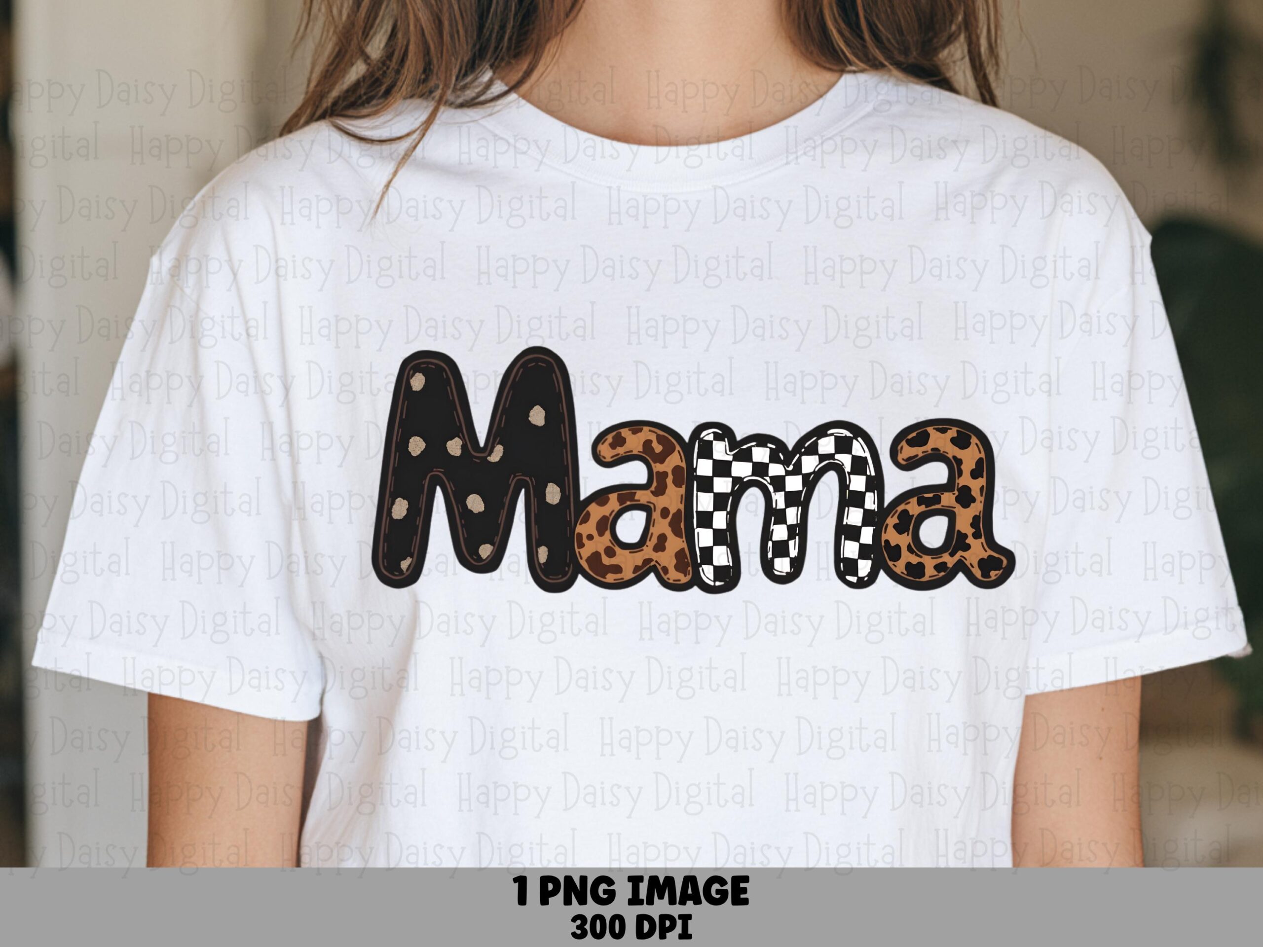 Mama SVG PNG Mama Leopard Script Animal Print Design Cricut Silhouette Canva Commercial Use POD