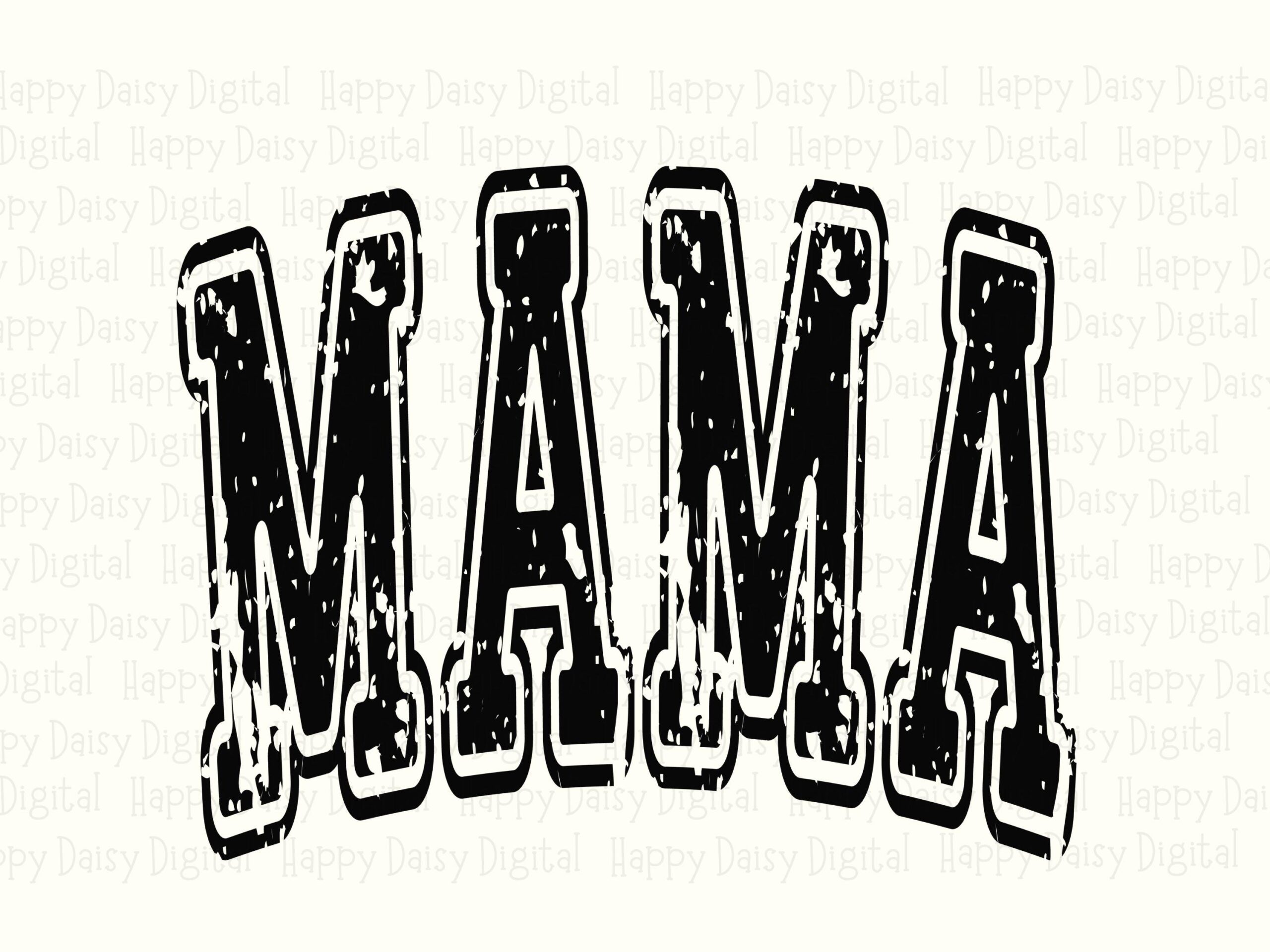 Mama SVG PNG Mama Varsity Design Arch Text Design Cricut Silhouette Canva Commercial Use POD - Image 2