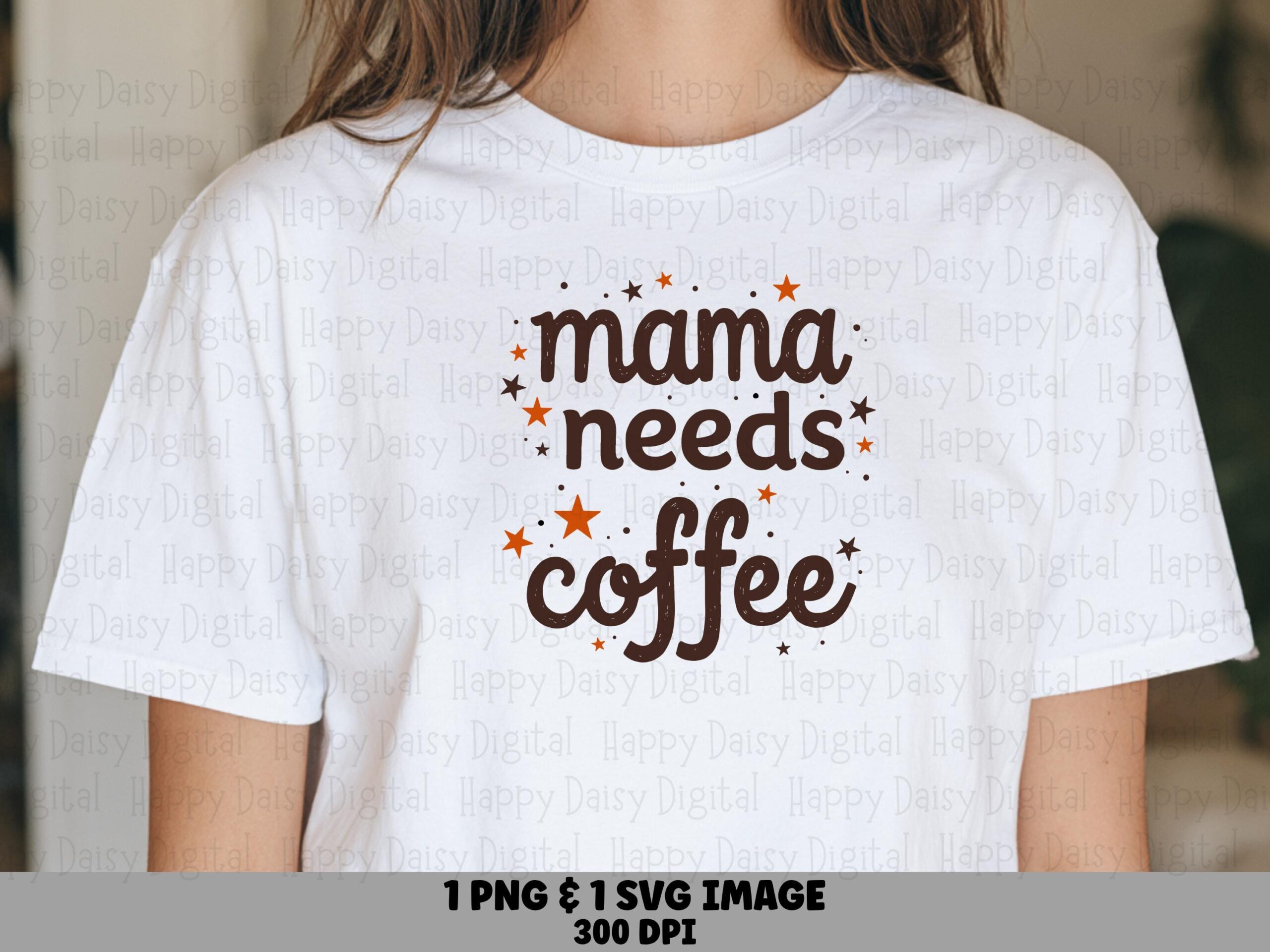 Mama Needs Coffee SVG PNG Mama Needs Coffee Small Coffee Icon Accent Cricut Silhouette Canva Commercial Use POD