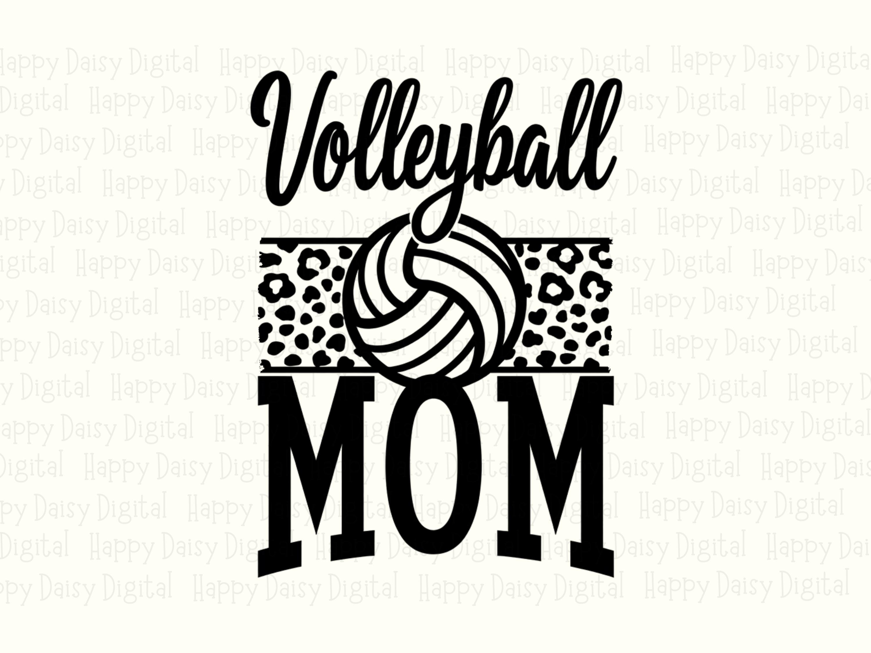 Volleyball Mom PNG Volleyball Mom Pattern Patterned Icon Design Commercial Use POD - Image 2