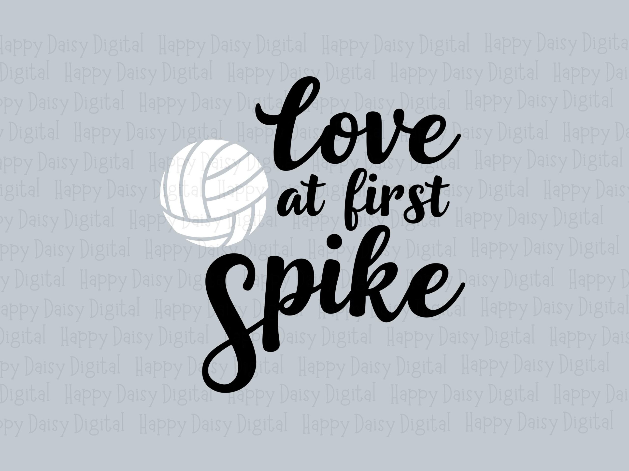 Love At First Spike SVG PNG Love At First Spike Script Text Design Cricut Silhouette Canva Commercial Use POD - Image 2