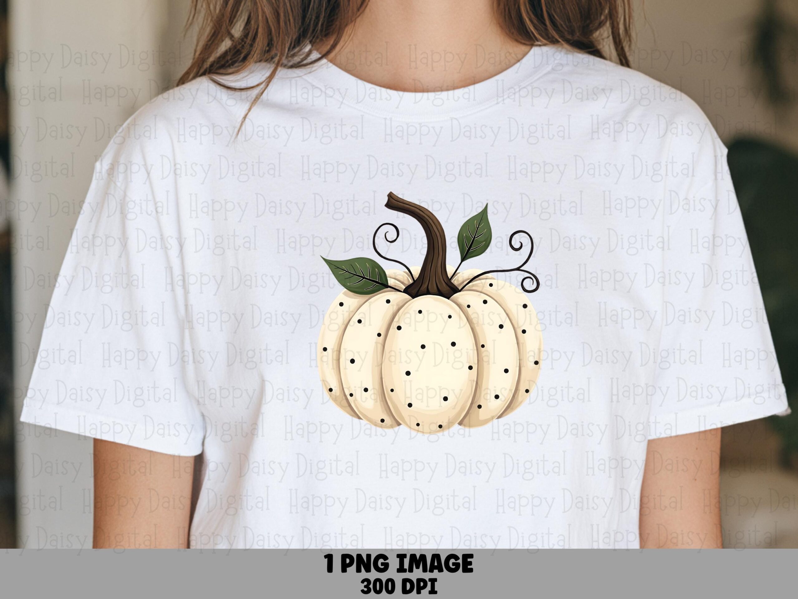 Cream Pumpkin With Vine PNG Cream Pumpkin Design Vine Illustration Sublimation Design Commercial Use POD