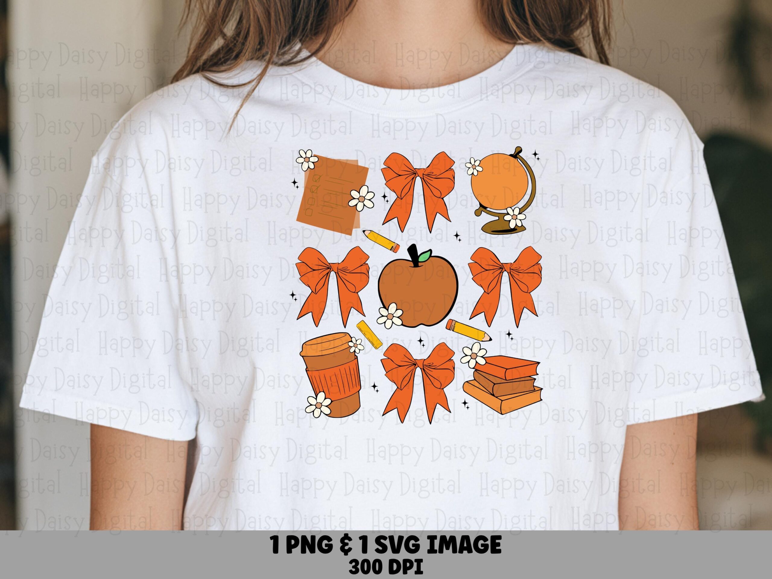 Back To School Fall Icons SVG PNG Back To School Design Fall Icon Grid Cricut Silhouette Canva Commercial Use POD