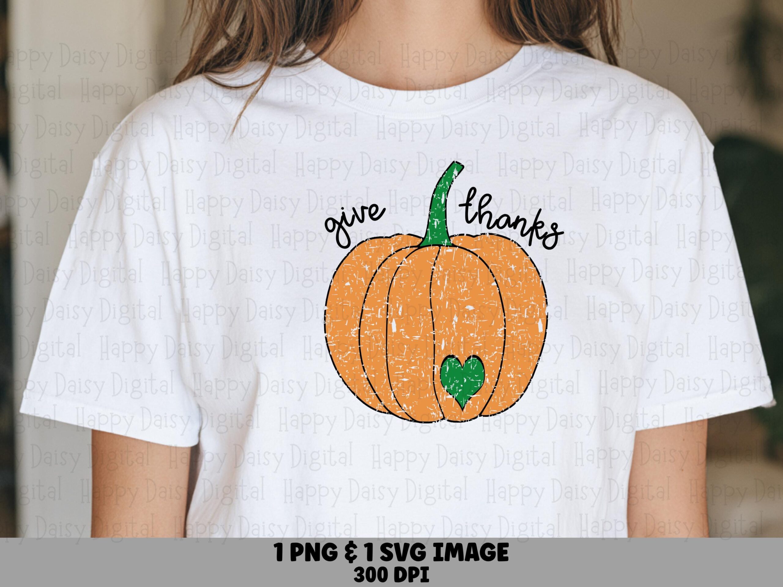 Give Thanks Pumpkin SVG PNG Give Thanks Design Glitter Pumpkin Cricut Silhouette Canva Commercial Use POD
