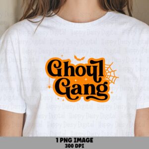 Ghoul Gang PNG Ghoul Gang Design Script Text Design Sublimation Design Commercial Use POD