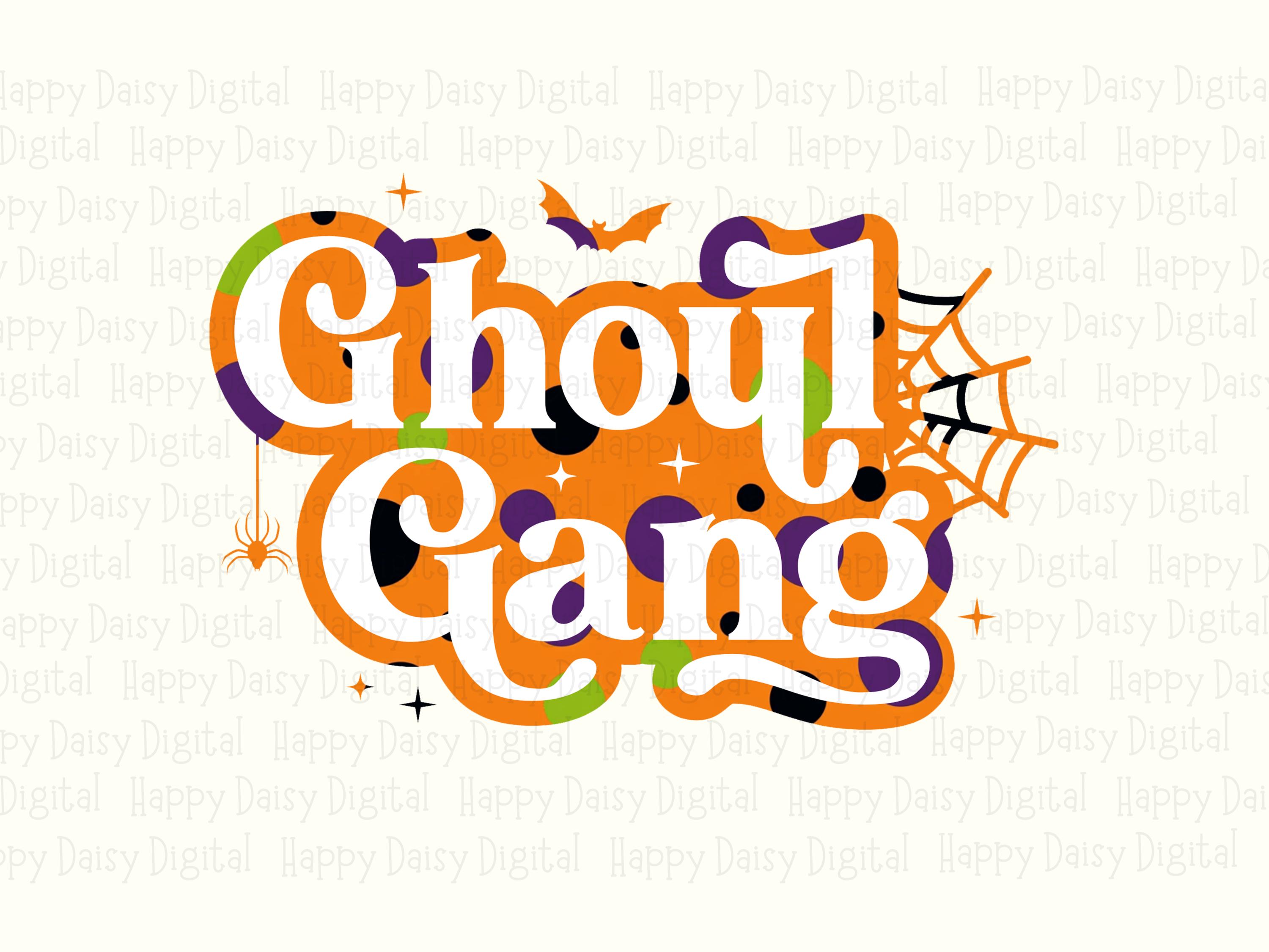 Ghoul Gang PNG Ghoul Gang Alt Design Script Text Design Sublimation Design Commercial Use POD - Image 2