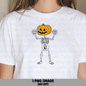 Muscular Skeleton PNG Muscular Skeleton Design Cartoon Character Illustration Sublimation Design Commercial Use POD