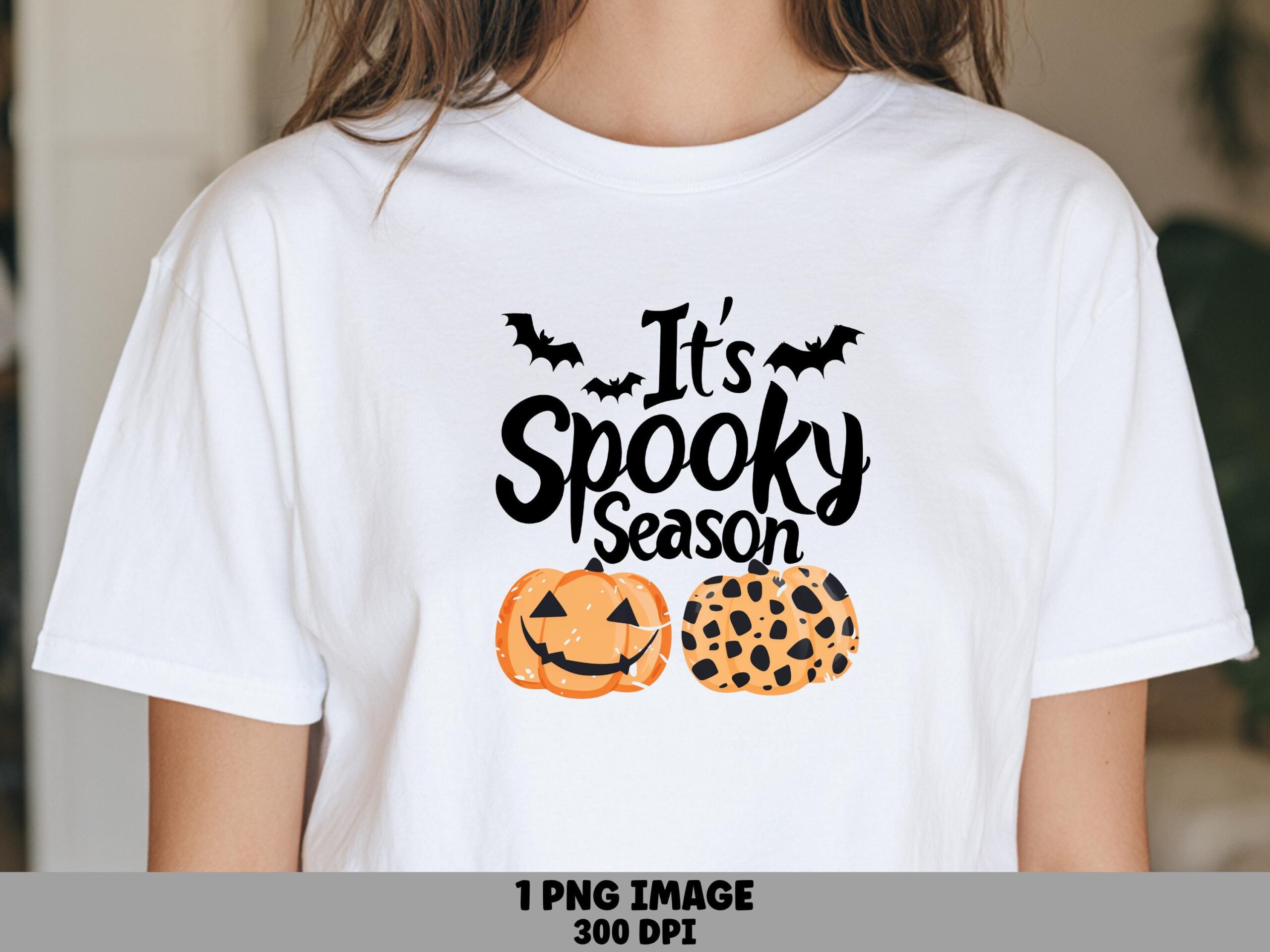 It's Spooky Season PNG Spooky Season Design Bat Silhouette Design Sublimation Design Commercial Use POD
