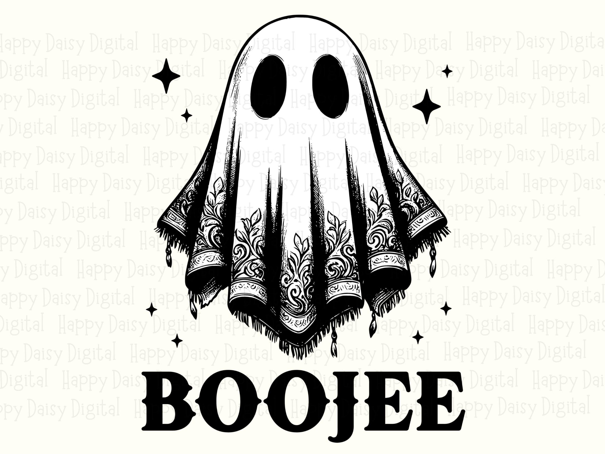 Boojee PNG Boojee Pun Design Sparkly Text Design Cricut Silhouette Canva Commercial Use POD - Image 2