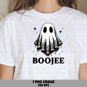 Boojee PNG Boojee Pun Design Sparkly Text Design Cricut Silhouette Canva Commercial Use POD