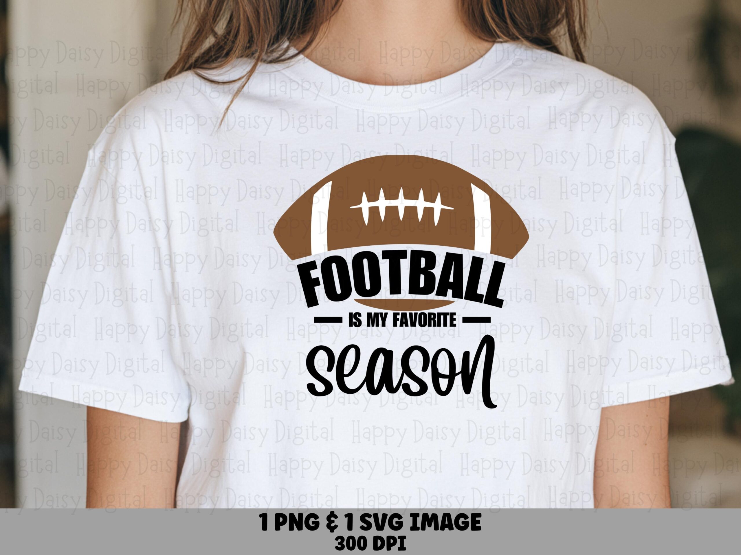 Football Is My Favorite Season SVG PNG Football Favorite Season Football Icon Design Cricut Silhouette Canva Commercial Use POD