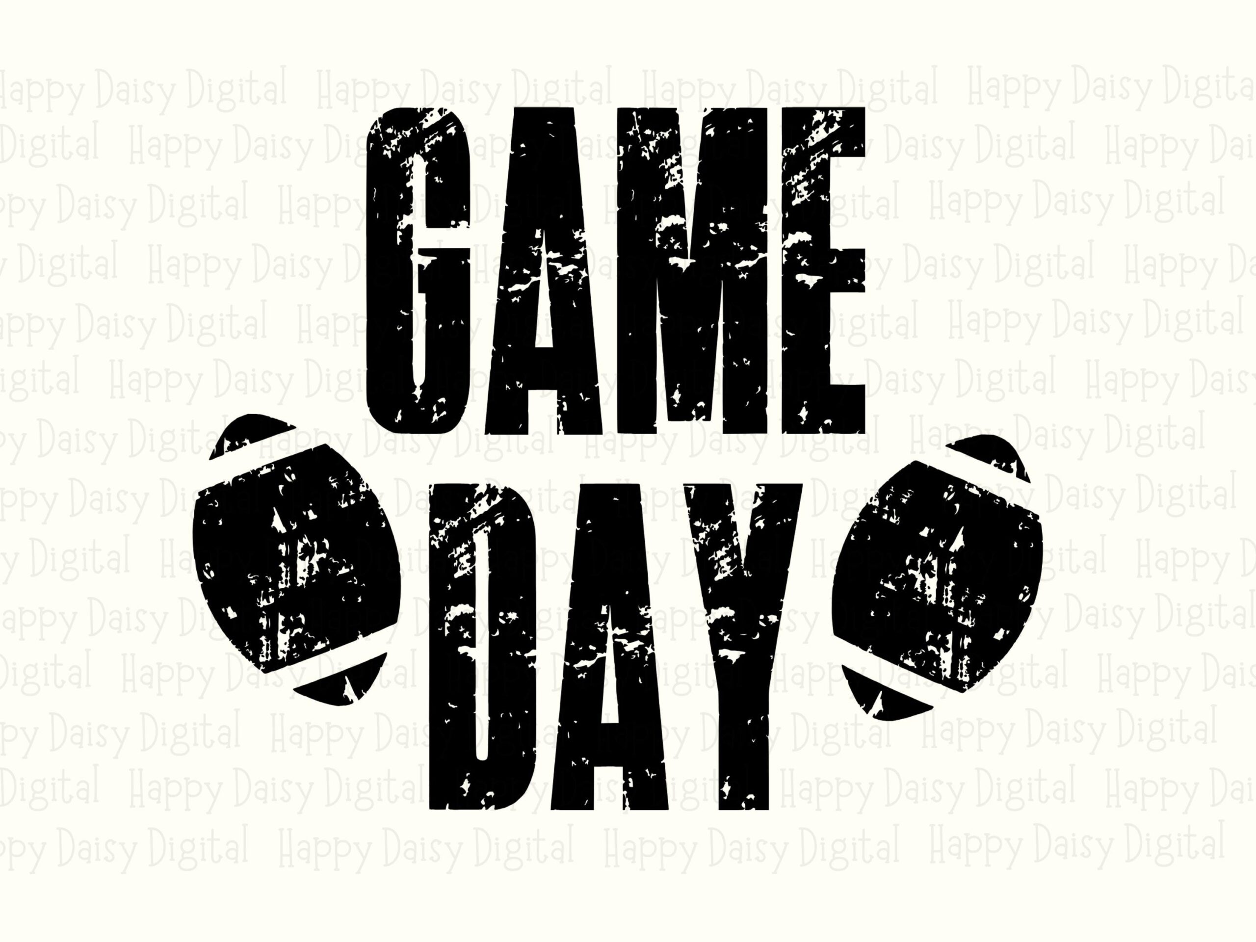 Game Day SVG PNG Game Day Dice Design Icon Accent Design Cricut Silhouette Canva Commercial Use POD - Image 2