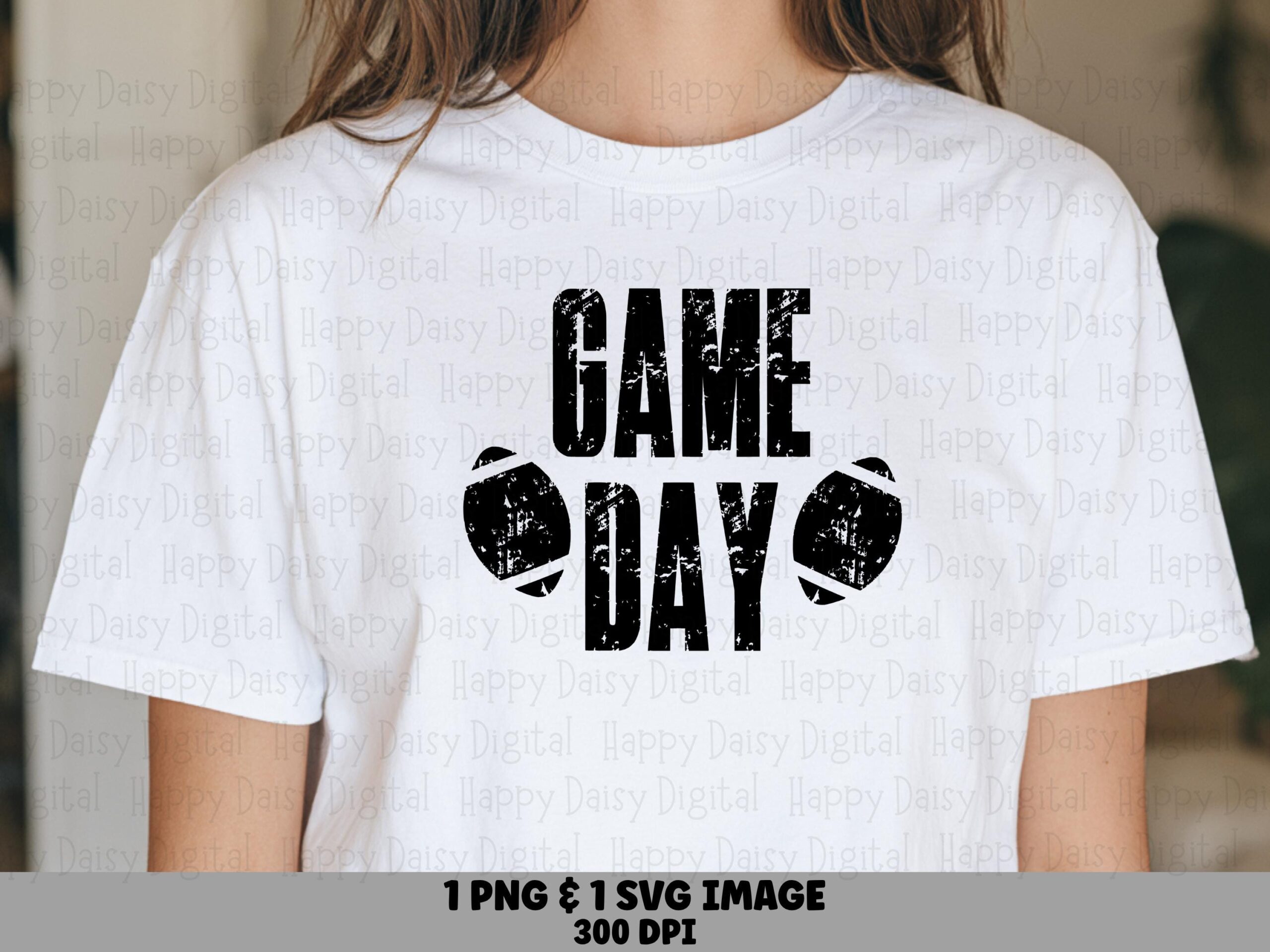 Game Day SVG PNG Game Day Dice Design Icon Accent Design Cricut Silhouette Canva Commercial Use POD