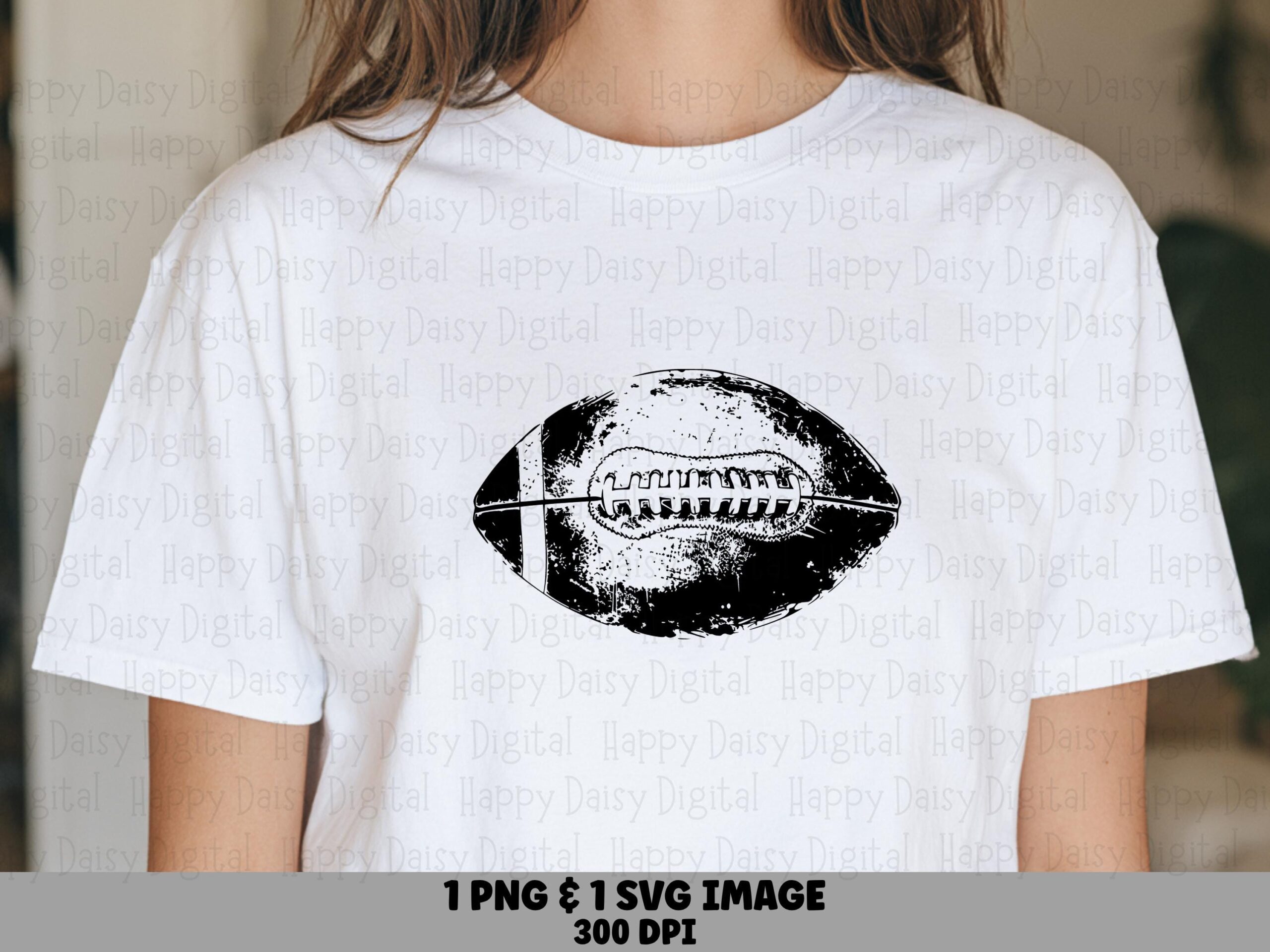 Football Illustration SVG PNG Black Football Illustration Detailed Ball Illustration Cricut Silhouette Canva Commercial Use POD