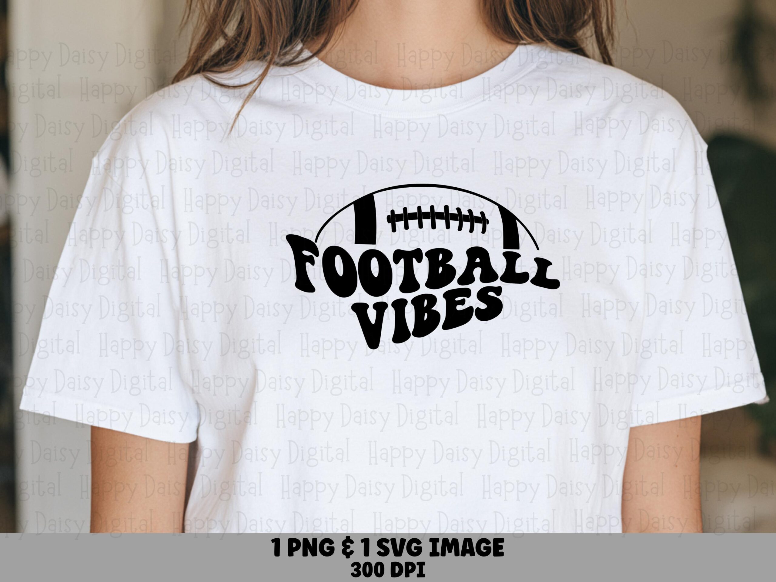 Football Vibes SVG PNG Football Vibes Design Football Icon Design Cricut Silhouette Canva Commercial Use POD