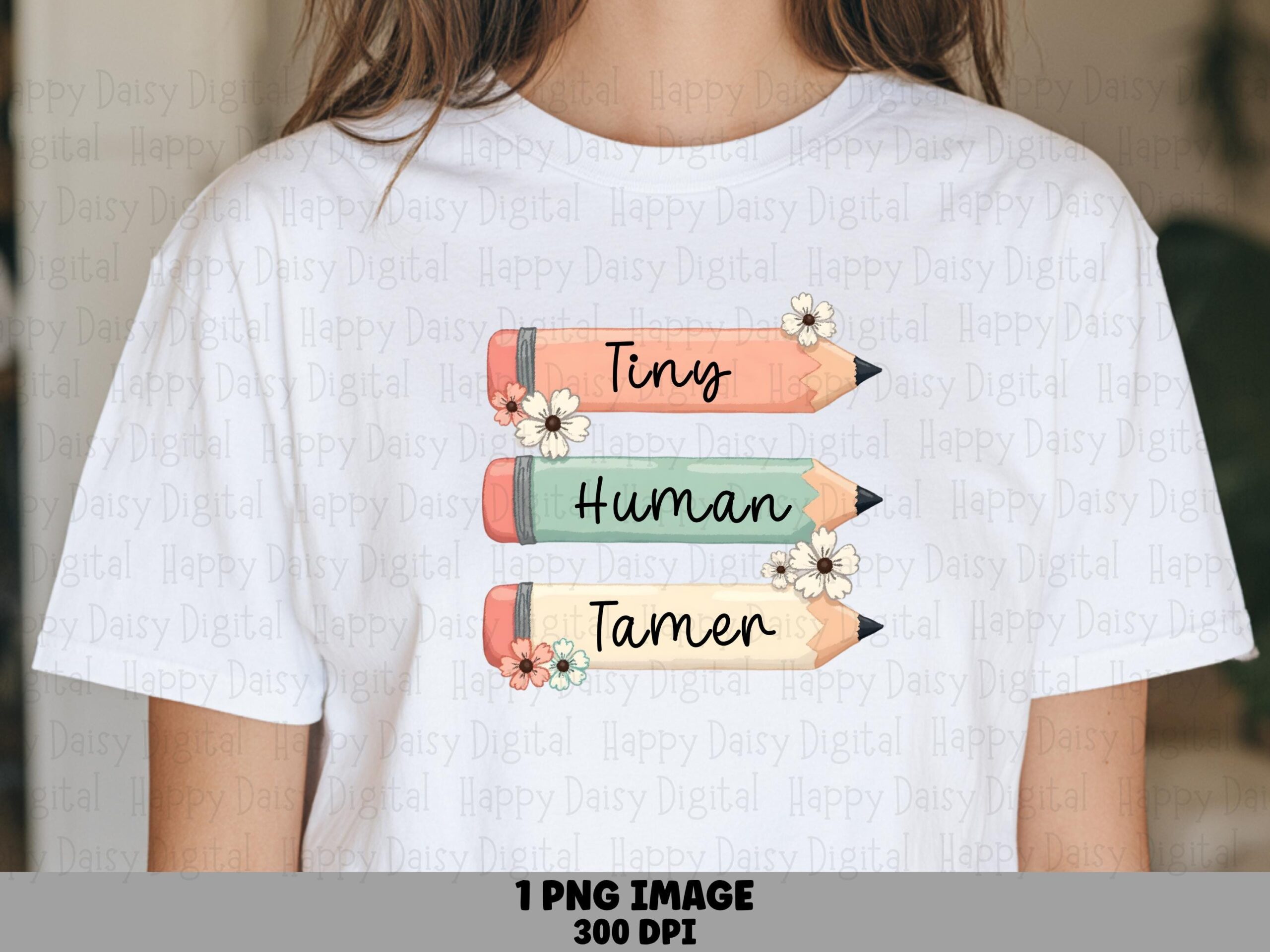 Tiny Human Tamer PNG Tiny Human Tamer Pencil Illustration Sublimation Design Commercial Use POD