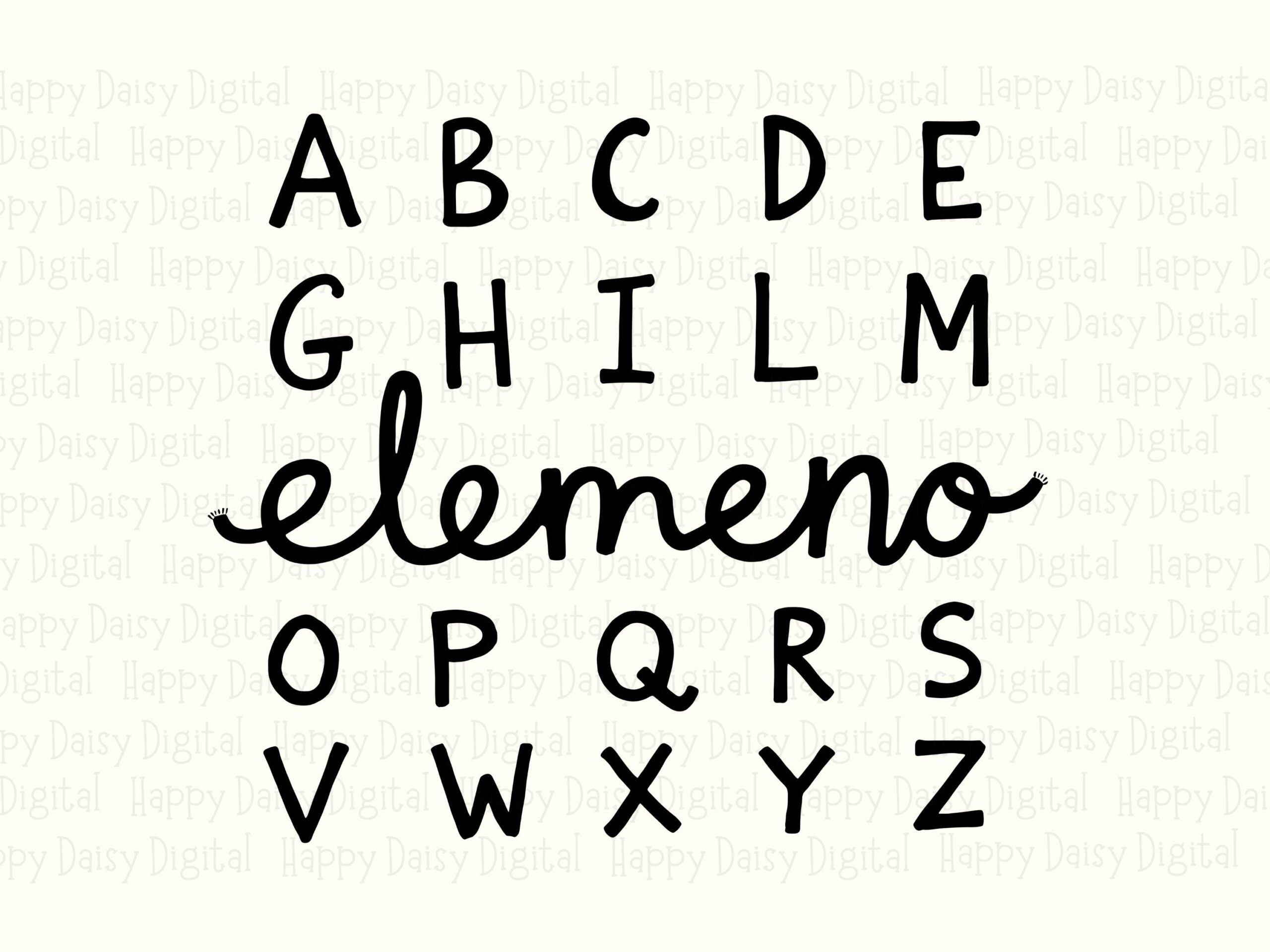 Alphabet Elemeno SVG PNG Alphabet Elemeno Pun Funny Teacher Quote Cricut Silhouette Canva Commercial Use POD - Image 2