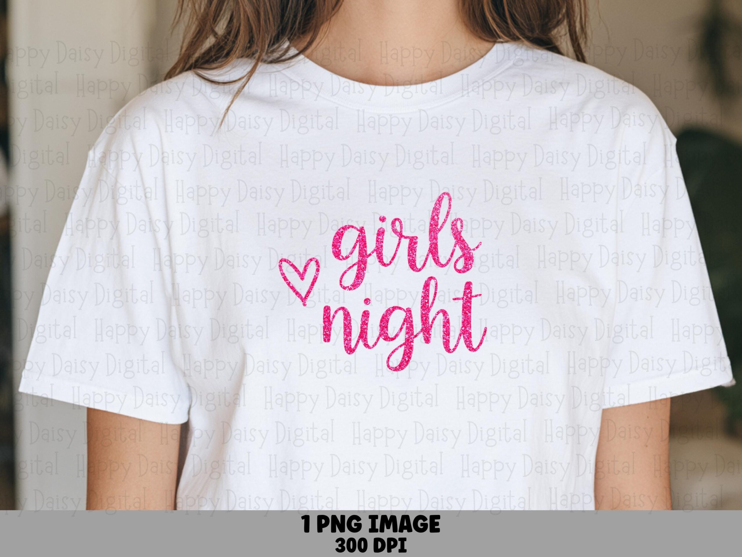 Girls Night PNG Girls Night Design Script Text Commercial Use POD