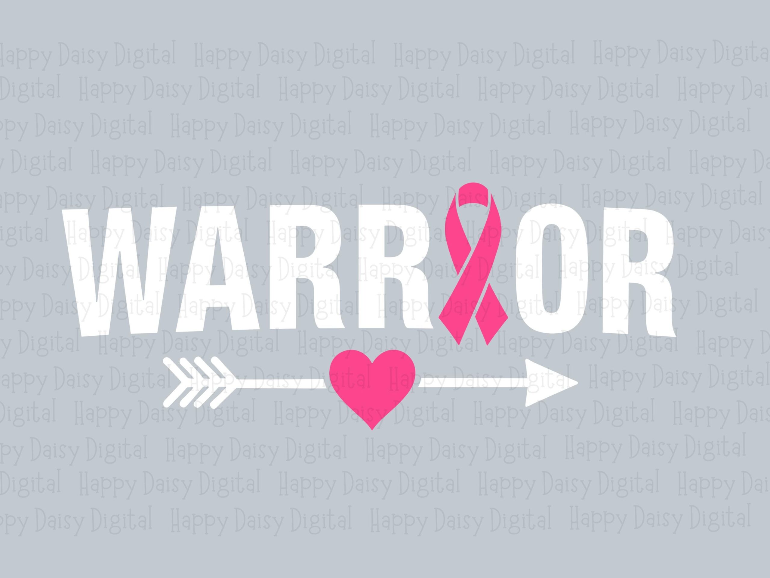 Warrior SVG PNG Warrior Design Ribbon Arrow Accent Cricut Silhouette Canva Commercial Use POD - Image 2