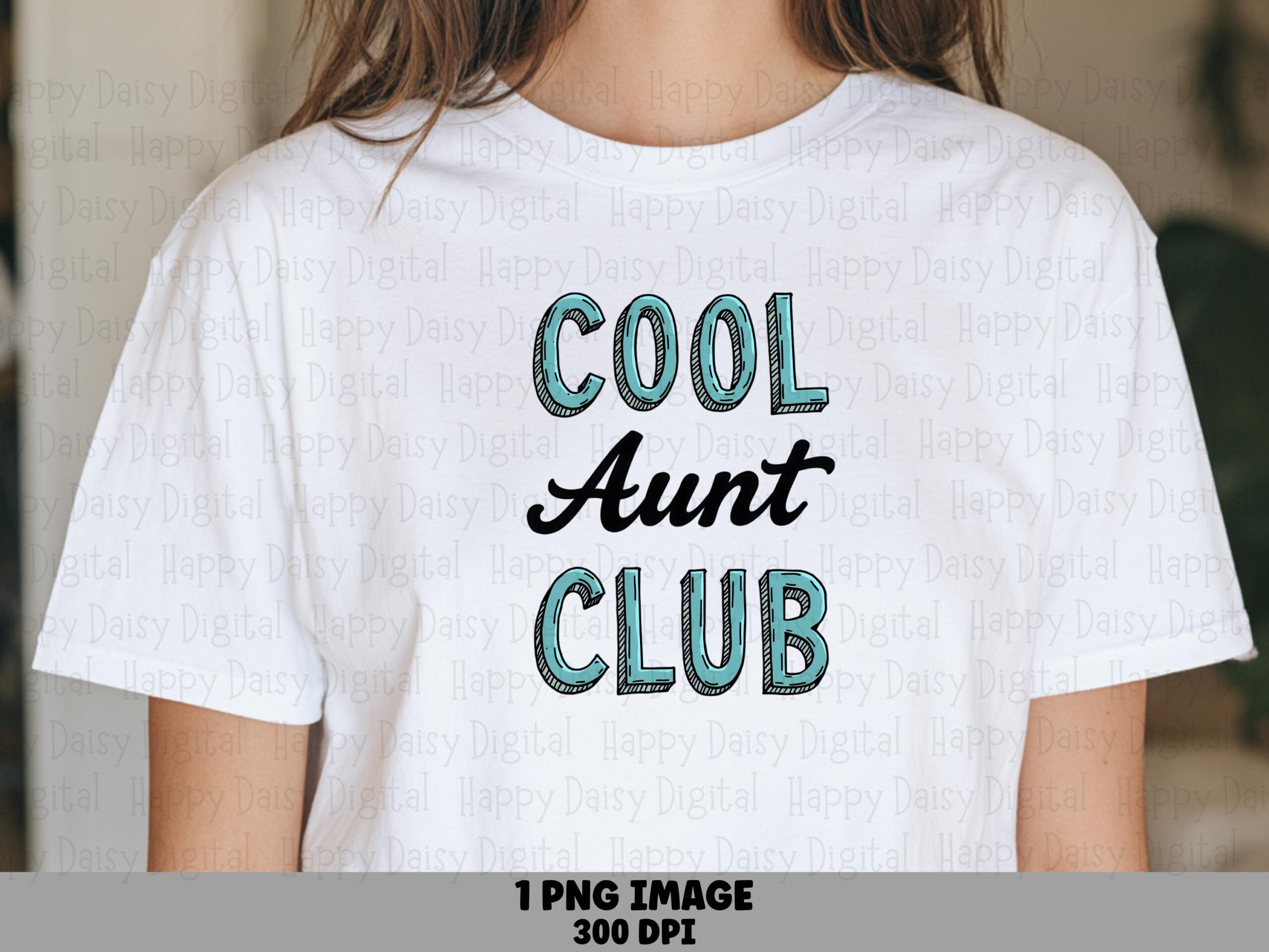 Cool Aunt Club PNG Cool Aunt Club Stacked Text Design Commercial Use POD