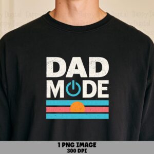 Dad Mode PNG Dad Mode Design Power Icon Commercial Use POD