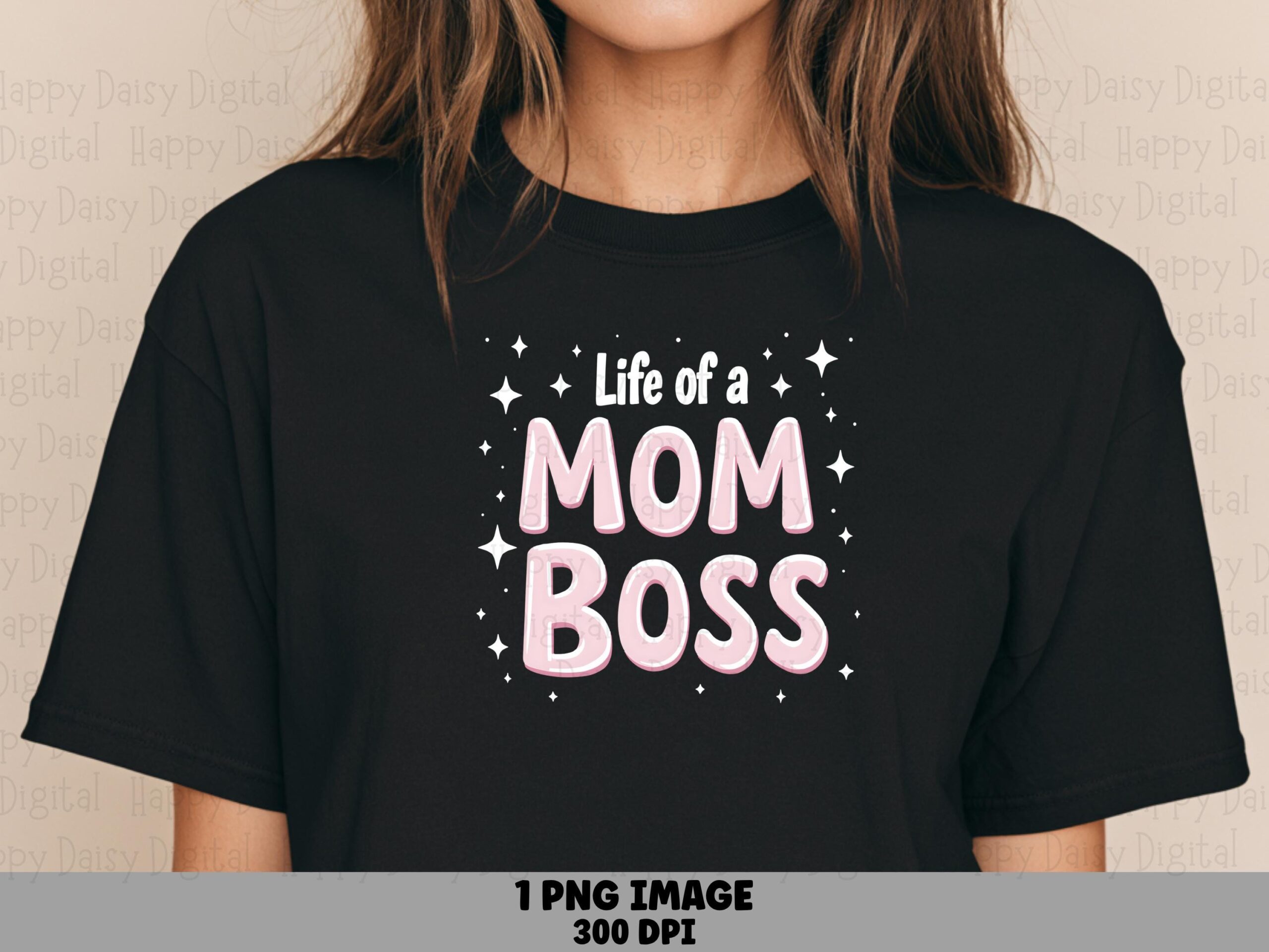 Life Of A Mom Boss SVG PNG Mom Boss Quote Script Text Design Cricut Silhouette Canva Commercial Use POD