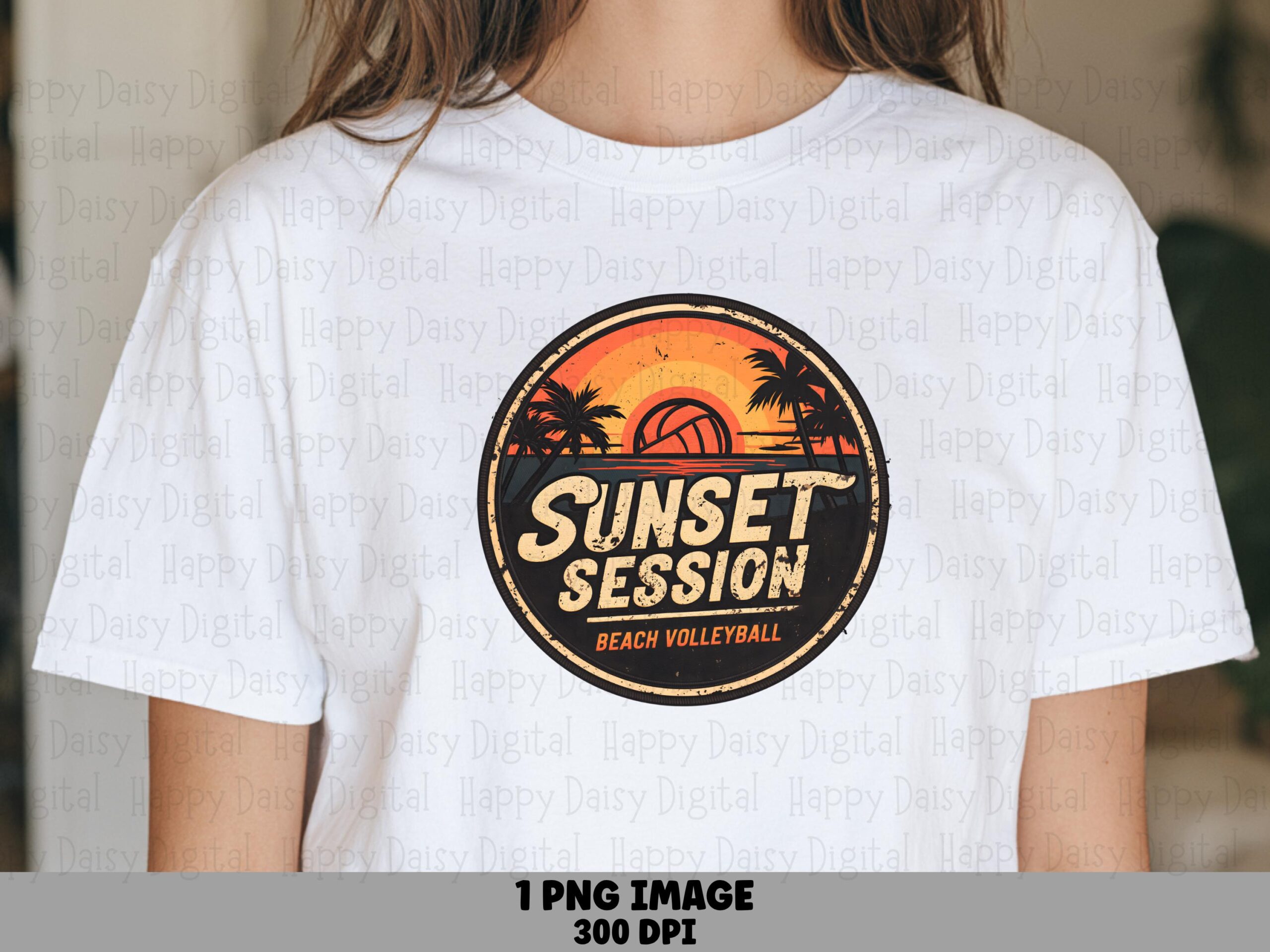 Sunset Session PNG Sunset Session Badge Retro Badge Design Commercial Use POD